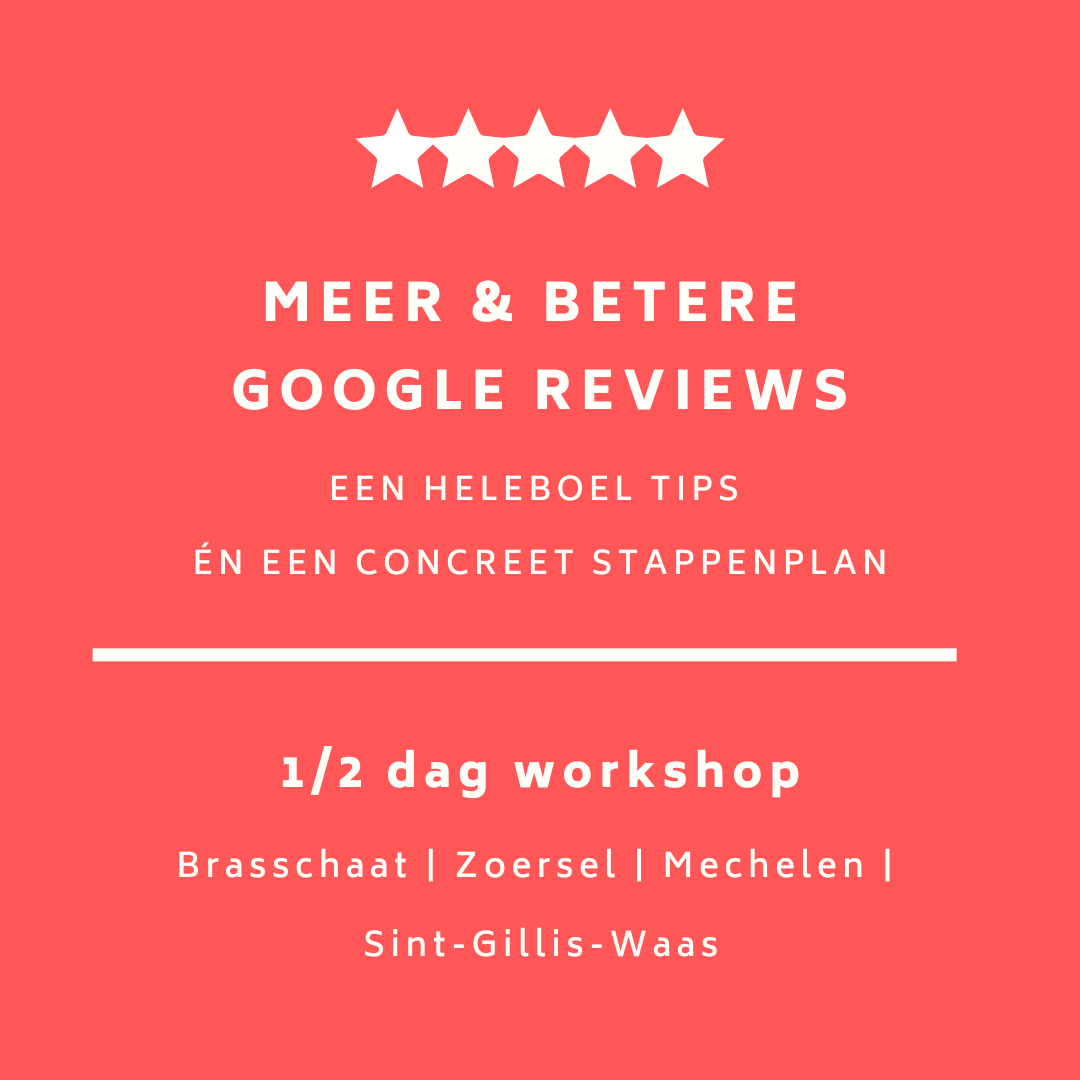 Workshop Google reviews